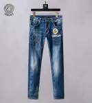 versace jeans origine homme denim ripped embroidery p5021391